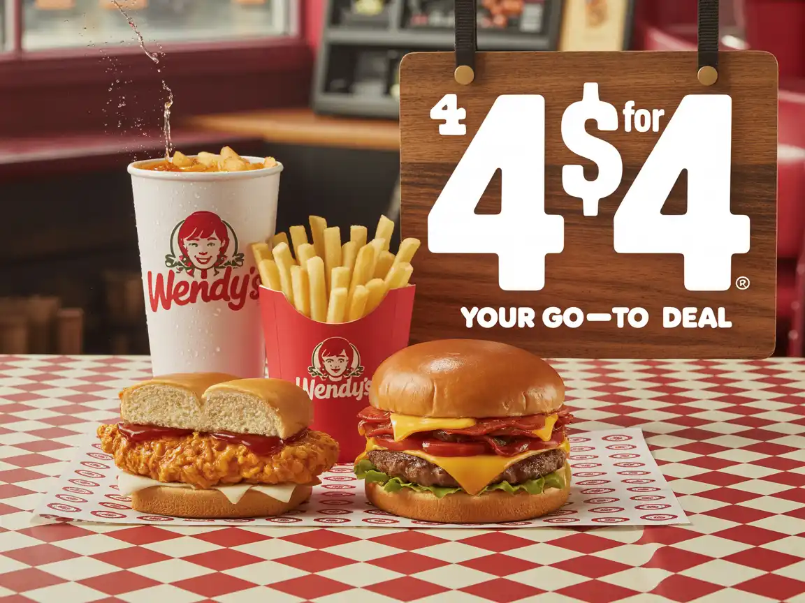 Wendy’s 4 for $4 Menu
