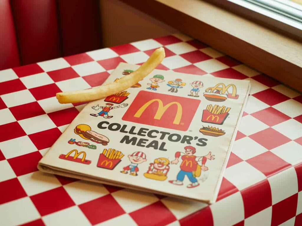 McDonald's Collector's Meal Menu with Prices