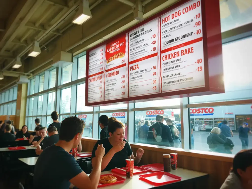 Costco Food Court Menu