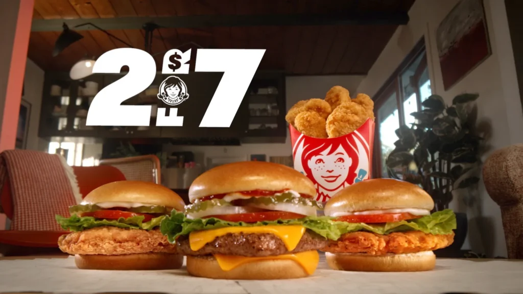 Wendy’s Hamburgers Menu