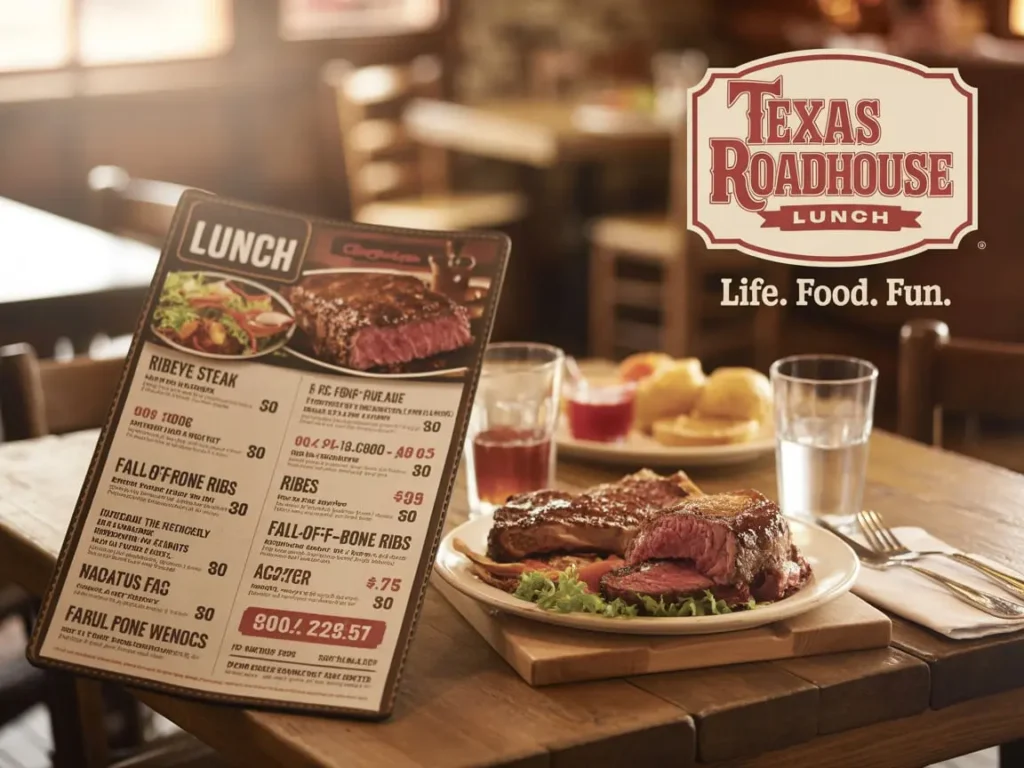 Texas Roadhouse Lunch Menu with Price