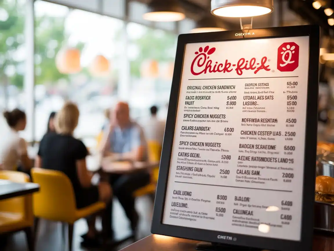 Chick-fil-A Menu with Calories