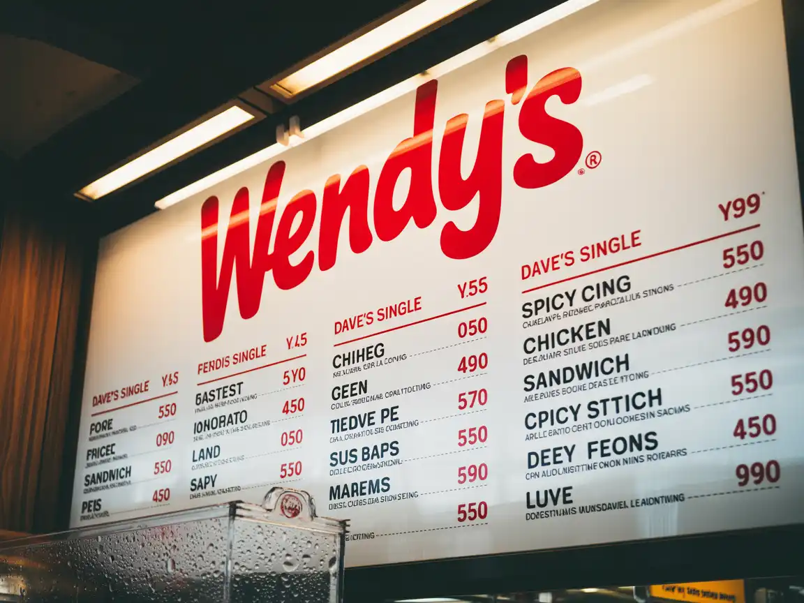 Wendy’s Menu