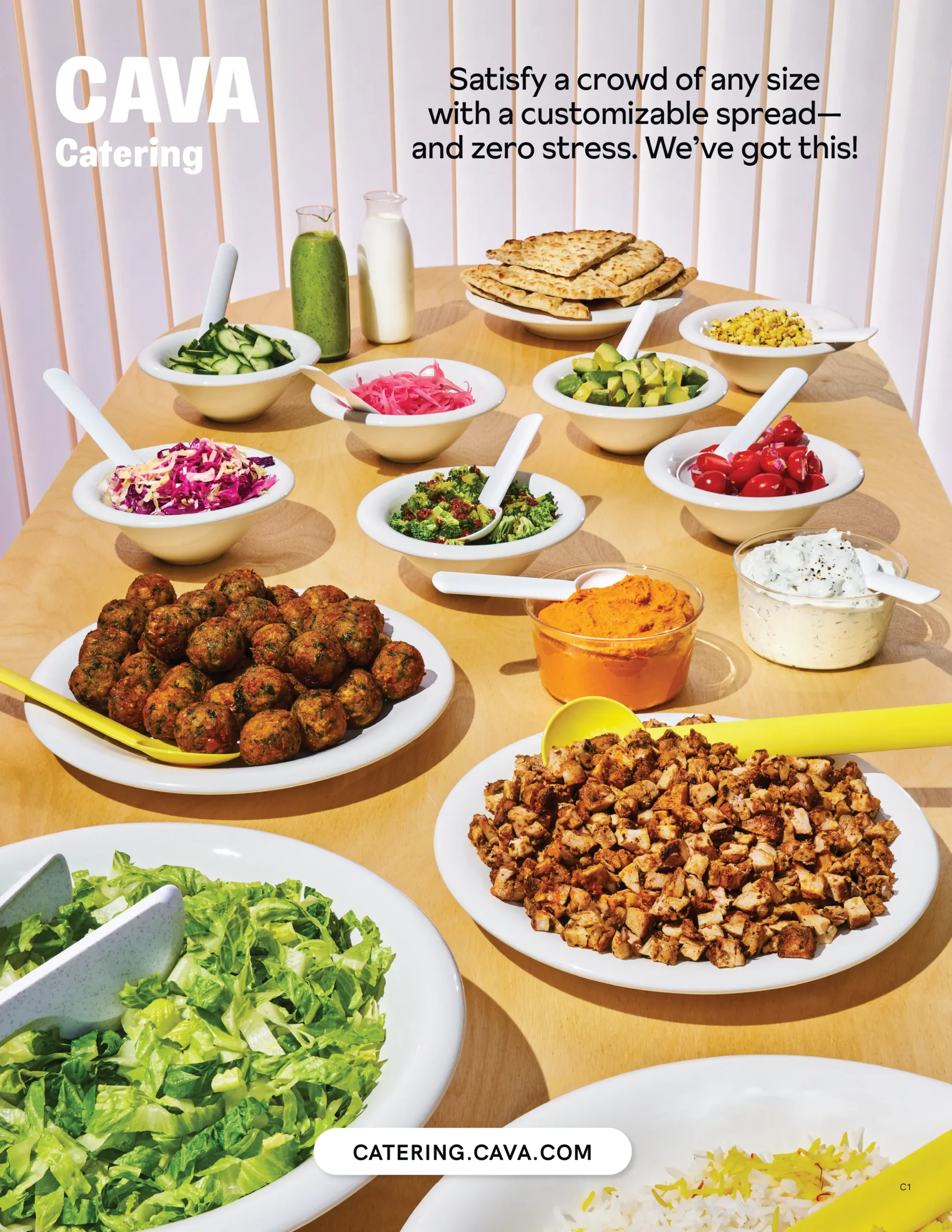 Cava Catering Menu
