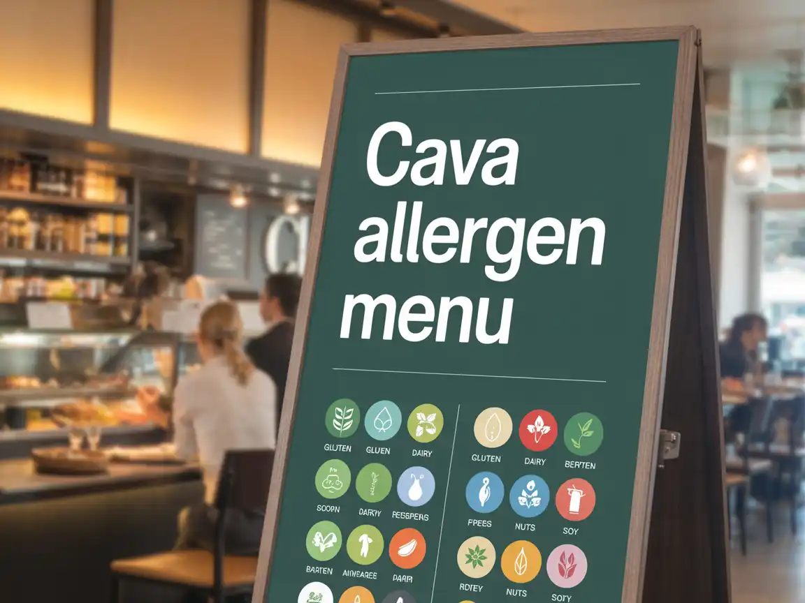 CAVA Allergen Menu