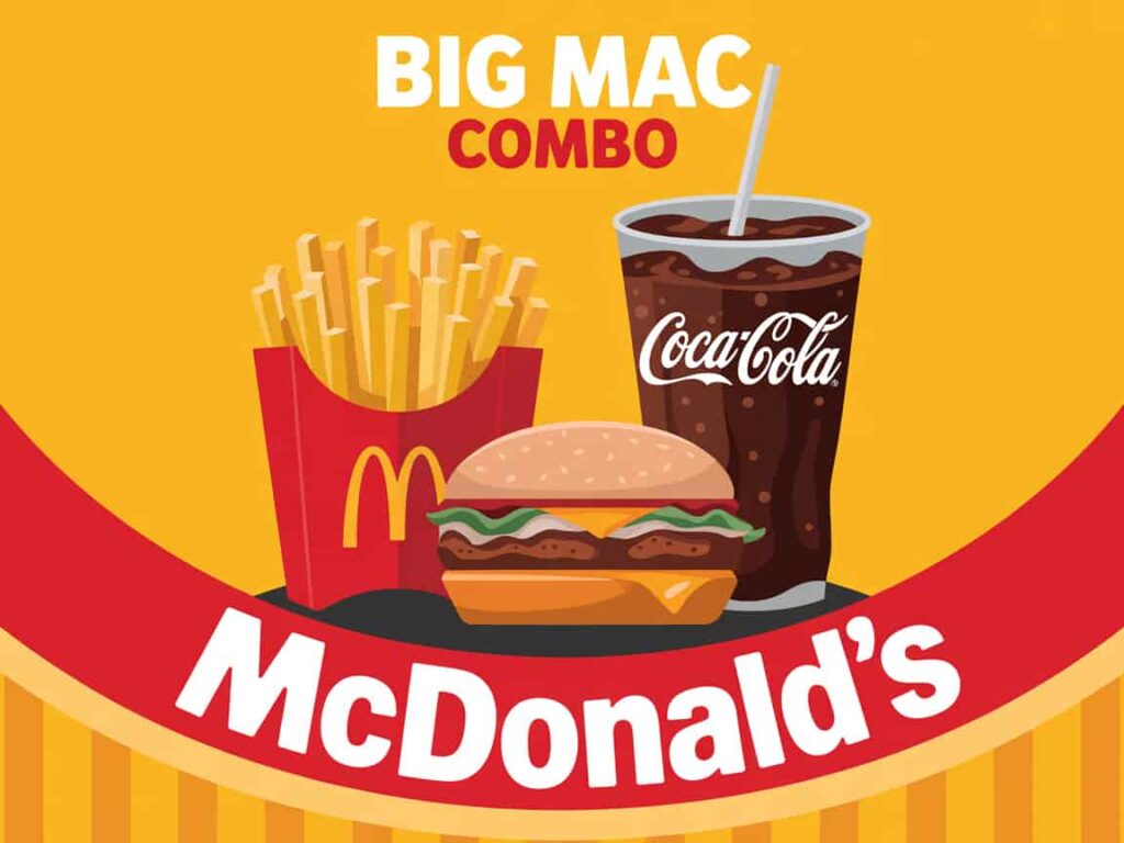 McDonald's Combo Meal Menu with Prices
