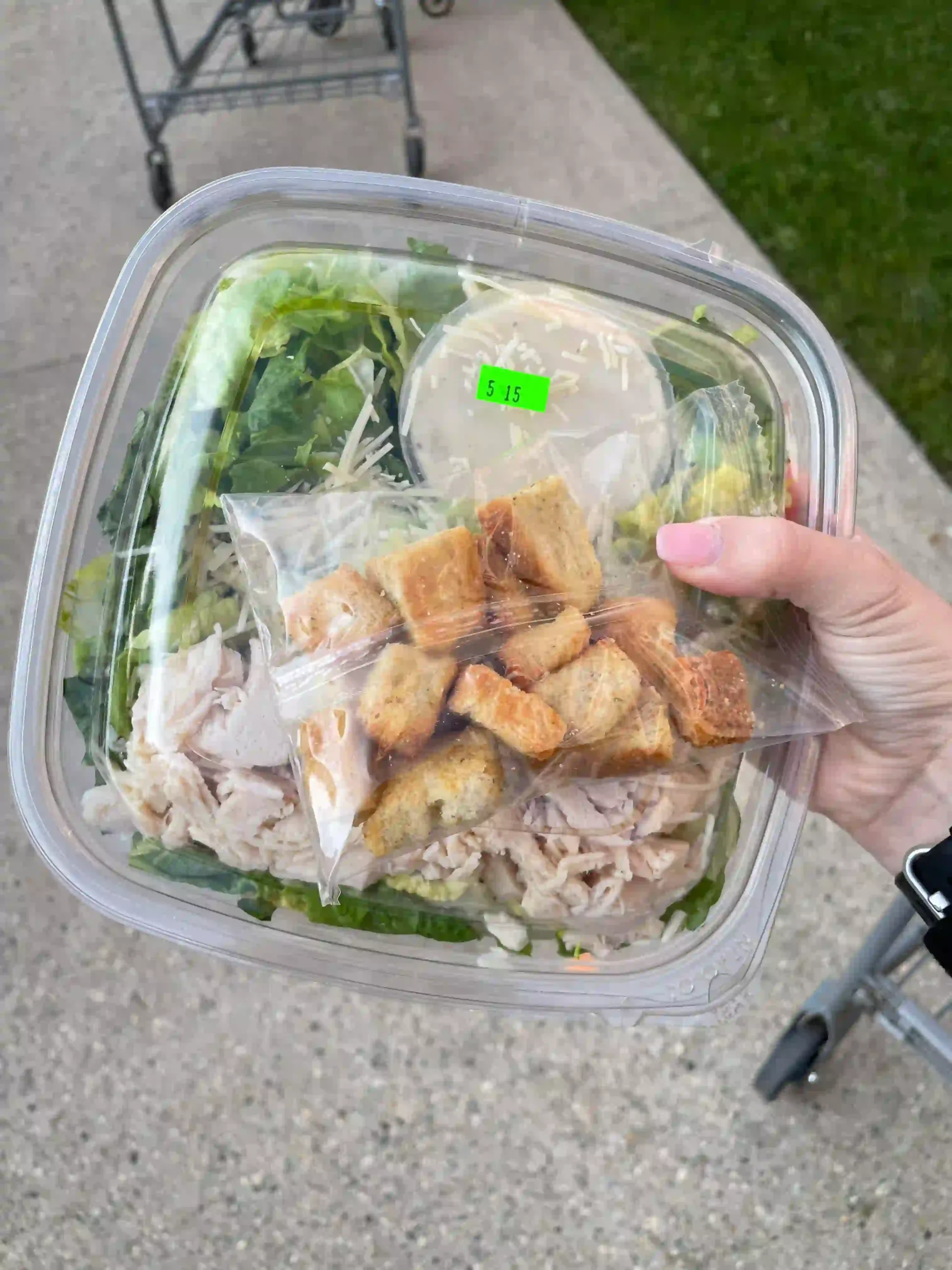 Costco food court Chicken Caesar Salad