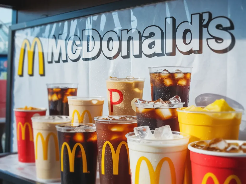 McDonald's Drink Menu with Price