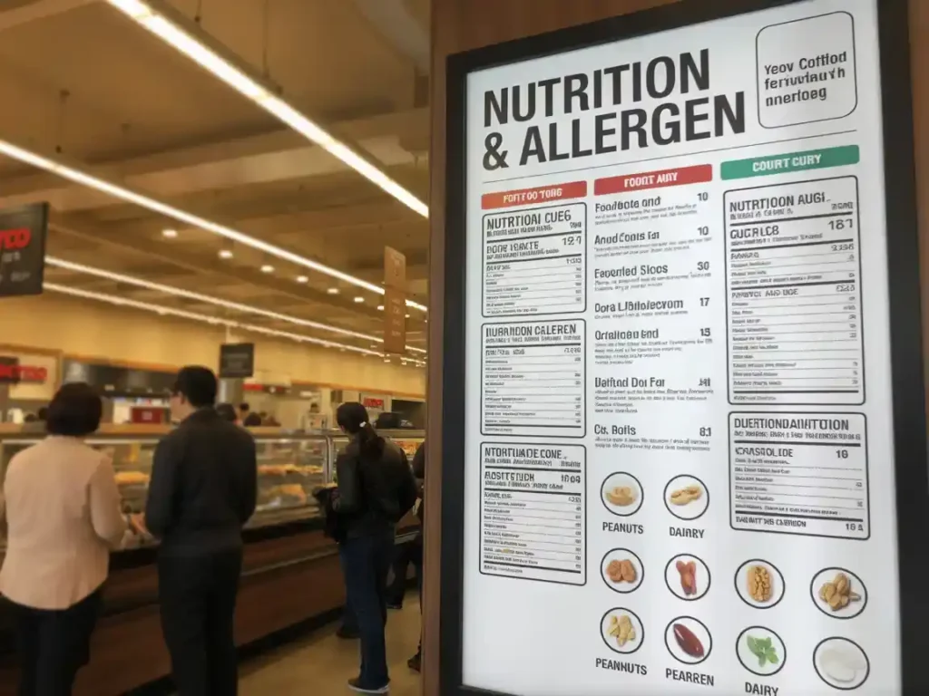 Costco Food Court Nutrition & Allergen
