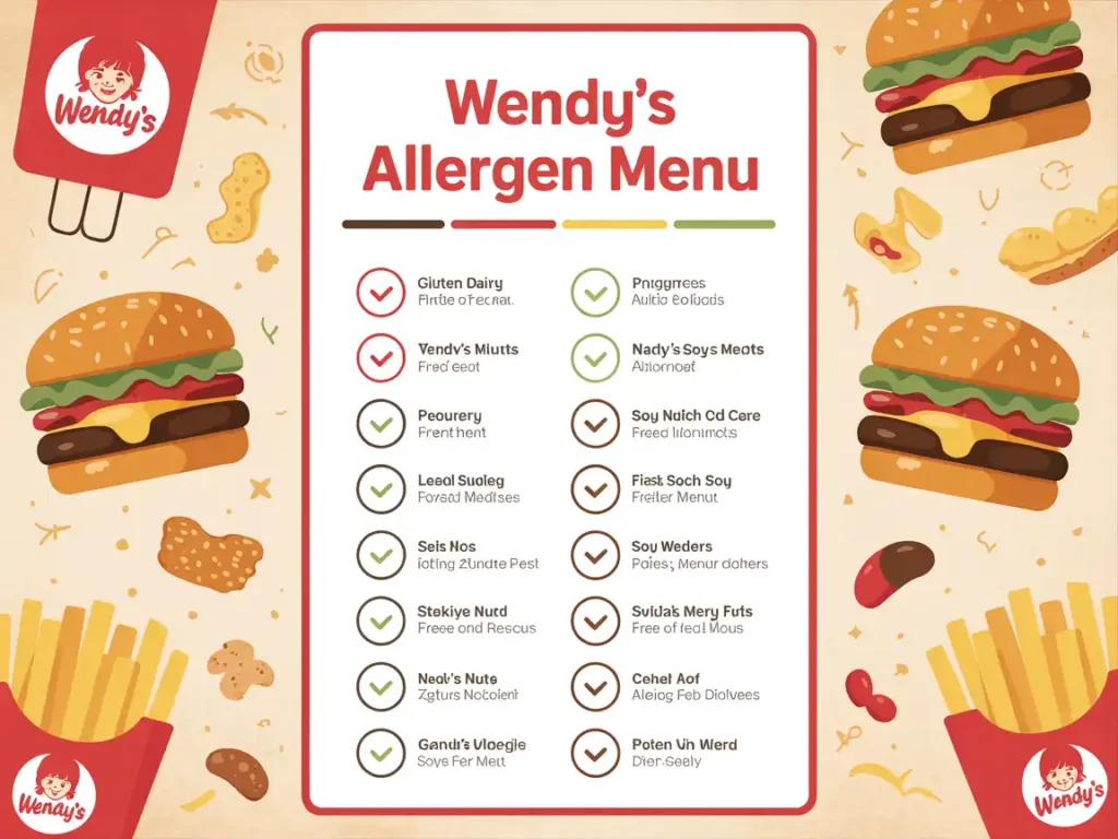 Wendy’s Allergen Menu