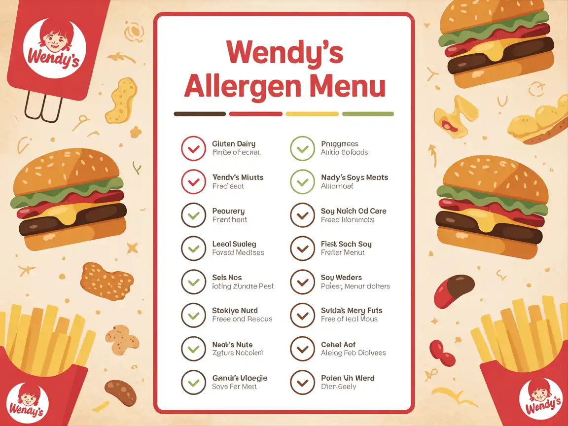 Wendy’s Allergen Menu
