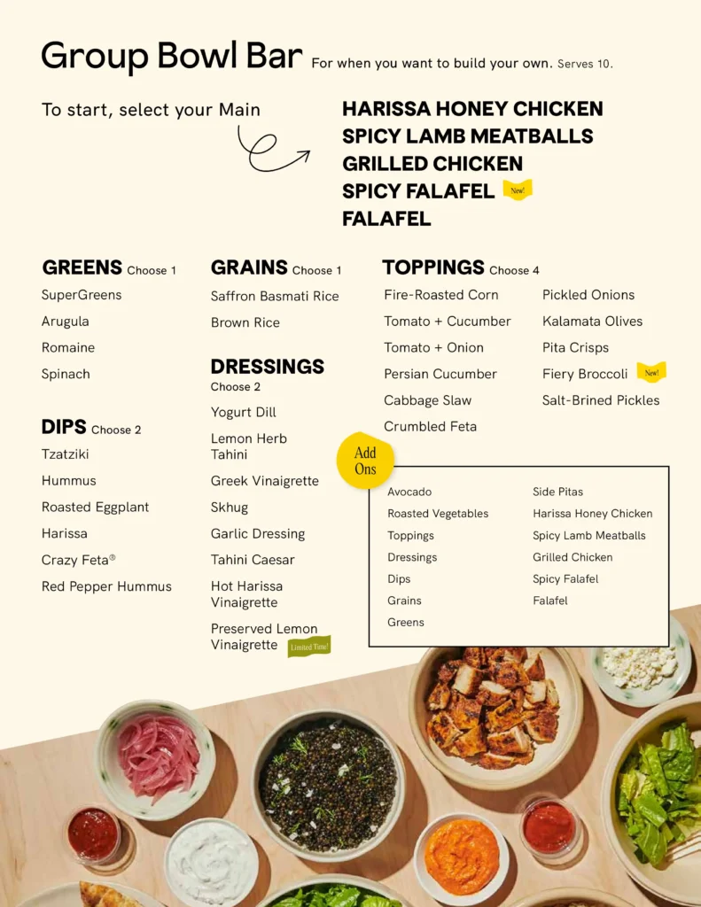 cava menu